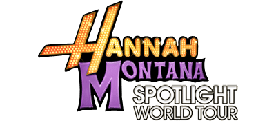 Hannah Montana: Spotlight World Tour title screen for Wii